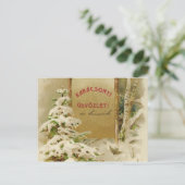 Carte postale de Noël de Hongrie 1901 (Debout devant)