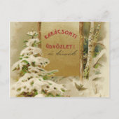 Carte postale de Noël de Hongrie 1901 (Devant)