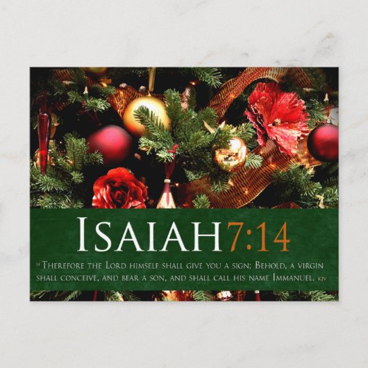 Carte postale de Noël de la Nativité religieuse (Devant)