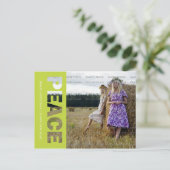 Carte postale de Noël de la paix (Debout devant)