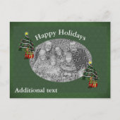 Carte postale de Noël de l'elfe du garçon mou (Devant)