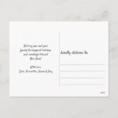 Carte postale de Noël de Noël de la fête du pain d (Dos)