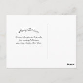 Carte postale de Noël de Noël de l'Casquette de Cu (Dos)