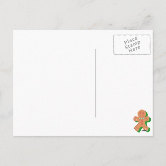 Carte postale de Noël de Noël mignonne (Dos)