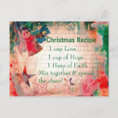 Carte postale de Noël de Noël mignonne (Devant)