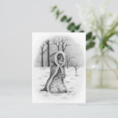 Carte postale de Noël de Noël pour les flocs à nei (Debout devant)