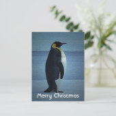 Carte postale de Noël de pingouin (Debout devant)