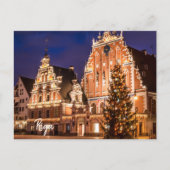 Carte postale de Noël de Riga (Devant)
