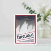 Carte postale de Noël de Space Travel - Encelade (Debout devant)