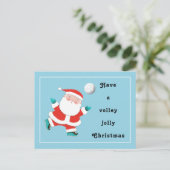 Carte postale de Noël de volley-ball (Debout devant)