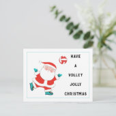 Carte postale de Noël de volley-ball (Debout devant)