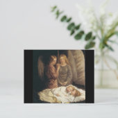 Carte postale de Noël des anges gardiens (Debout devant)