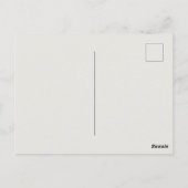 Carte postale de Noël des chiens de Noël (Dos)