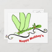 Carte postale de Noël Dragonfly (Devant / Derrière)
