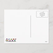 Carte postale de Noël Dragonfly (Dos)