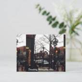 Carte postale de Noël du centre-ville de Willoughb (Debout devant)