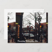 Carte postale de Noël du centre-ville de Willoughb (Devant / Derrière)