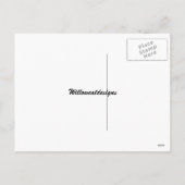 Carte postale de Noël du centre-ville de Willoughb (Dos)