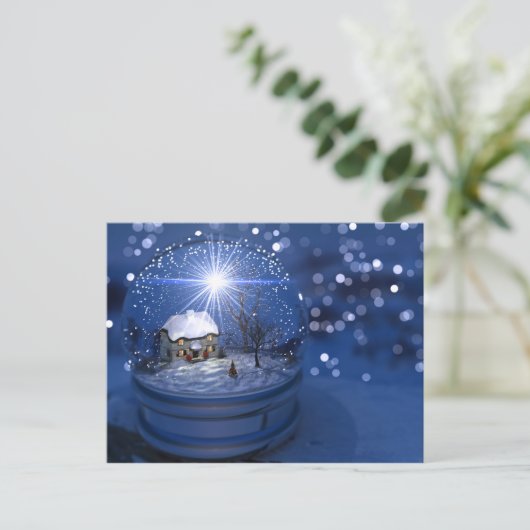 Carte postale de Noël du Globe Starlight (Debout devant)