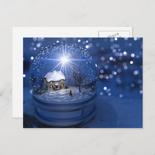 Carte postale de Noël du Globe Starlight (Devant / Derrière)