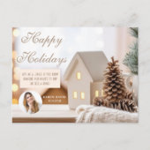 Carte postale de Noël du marketing immobilier (Devant)