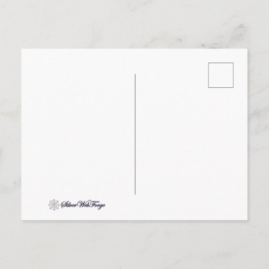 Carte postale de Noël du paradis (Dos)