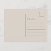 Carte postale de Noël du Père Noël (Dos)