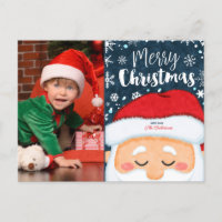 Carte postale de Noël du Père Noël