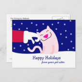 Carte postale de Noël du professionnel des soins p (Devant / Derrière)