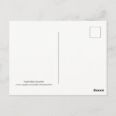 Carte postale de Noël du village de la Nouvelle-An (Dos)