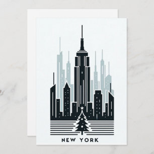 Carte postale de Noël envoûtante à New York