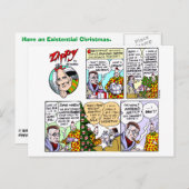 Carte postale de Noël existentielle (Devant / Derrière)