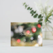 Carte postale de Noël finlandaise "Hyvää Joulua" (Debout devant)