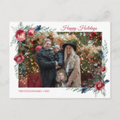 Carte postale de Noël Floral d'hiver (Devant)