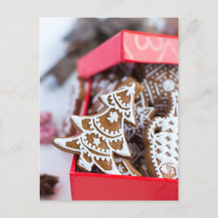 Carte postale de Noël Gingbread Photo