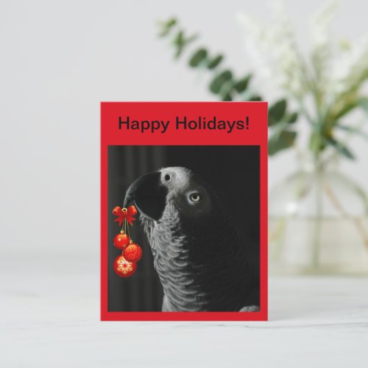 Carte postale de Noël Gray Joyeux (Debout devant)