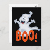 Carte postale de Noël Halloween (Devant / Derrière)