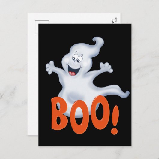 Carte postale de Noël Halloween (Devant / Derrière)