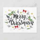 Carte postale de Noël - Joyeux Noël (Devant)