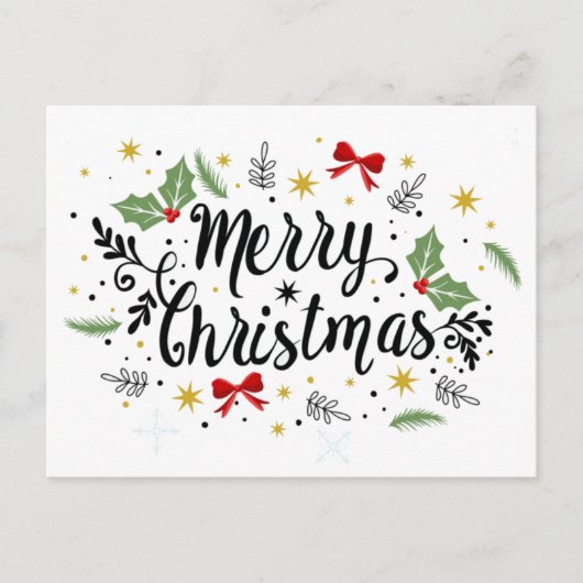 Carte postale de Noël - Joyeux Noël (Devant)