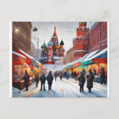 Carte postale de Noël - Londres (Devant)