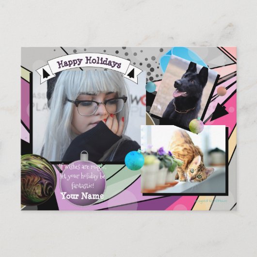 Carte postale de Noël magique par HAMbWG (Devant)