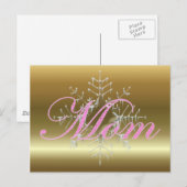 Carte postale de Noël Maman (Devant / Derrière)