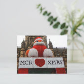 Carte postale de Noël Manchester (Debout devant)