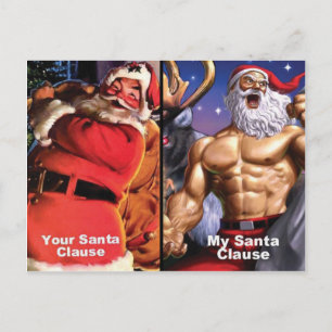 Carte postale de Noël - Motivation de gym