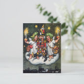 Carte postale de Noël Nutcracker vintage (Debout devant)