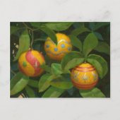 Carte postale de Noël Orange (Devant)