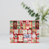 carte postale de noël passé (Debout devant)