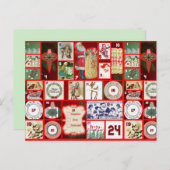 carte postale de noël passé (Devant / Derrière)