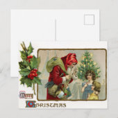 Carte postale de Noël Père Noël de Victoria (Devant / Derrière)